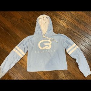 Cyclebar cropped hoodie